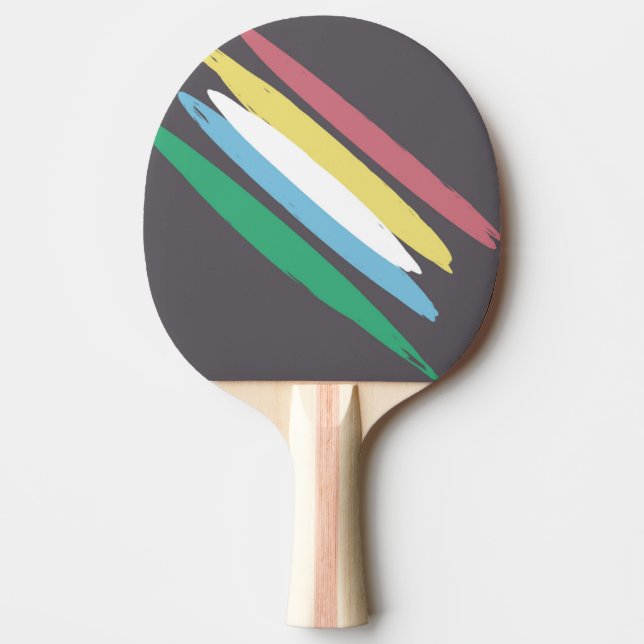 Disability Pride Month Of July Awareness Colours Ping Pong Paddle (Front)