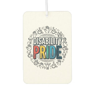 Disability Pride Vintage Inclusive Awareness Shirt Air Freshener