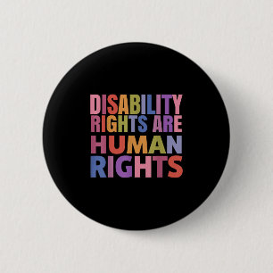 Disability Rights Are Human Rights Equality Trans 2 Inch Round Button