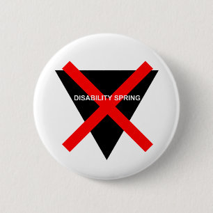 Disability Spring 2 Inch Round Button
