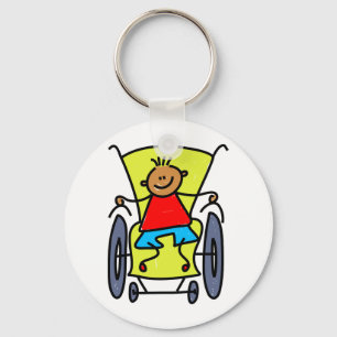 Disabled Boy Keychain
