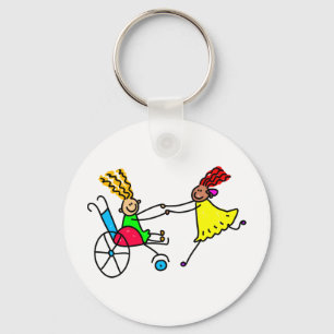 Disabled Friends Keychain