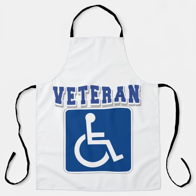 Disabled Handicapped Veteran Apron (Front)