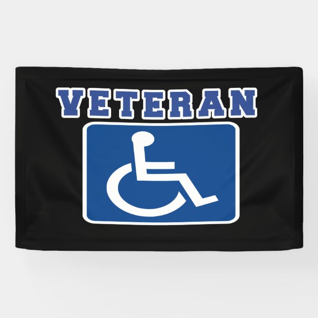 Disabled Handicapped Veteran Banner (Horizontal)