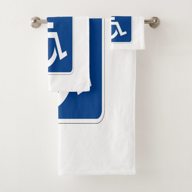 Disabled Handicapped Veteran Bath Towel Set (Insitu)