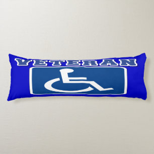 Disabled Handicapped Veteran Body Pillow