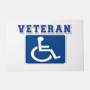 Disabled Handicapped Veteran Doormat