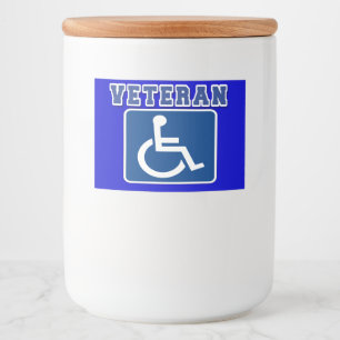 Disabled Handicapped Veteran Food Label