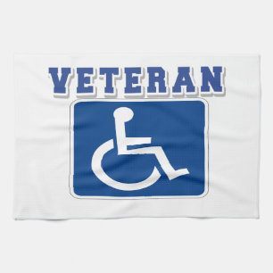 Disabled Handicapped Veteran Kitchen Towel