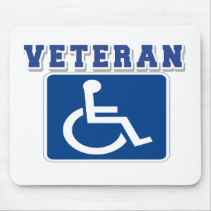 Disabled Handicapped Veteran Mouse Pad