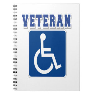 Disabled Handicapped Veteran Notebook