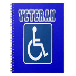 Disabled Handicapped Veteran Notebook