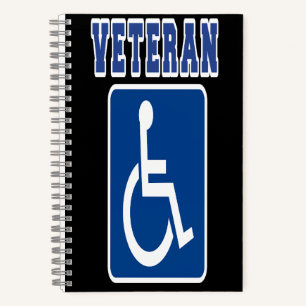 Disabled Handicapped Veteran Notebook
