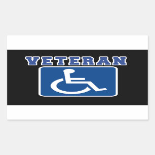 Disabled Handicapped Veteran Sticker
