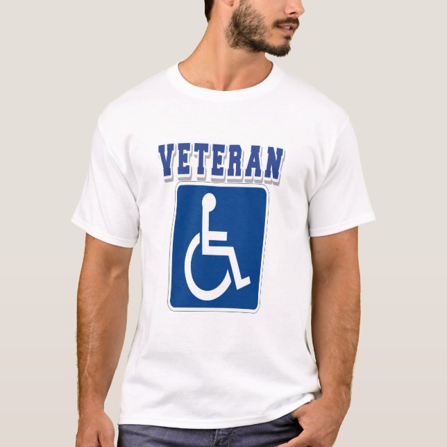 Disabled Handicapped Veteran T-Shirt (Front)
