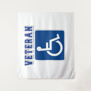 Disabled Handicapped Veteran Tapestry
