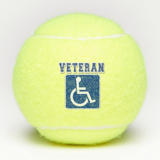 Disabled Handicapped Veteran Tennis Balls (Front)