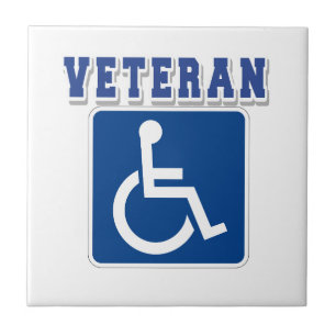 Disabled Handicapped Veteran Tile