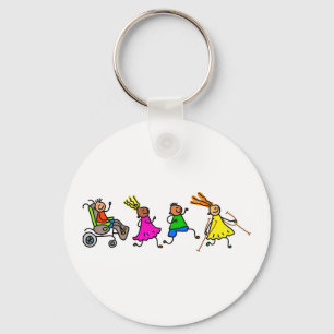 Disabled Kids Keychain