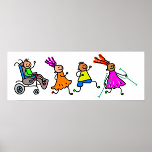 Disabled Kids Poster
