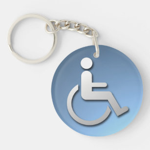 Disabled Person Keychain