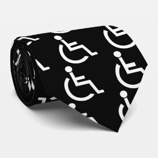 Disabled Persons Graphic Tie