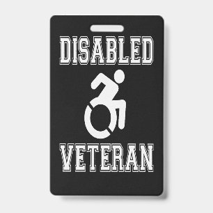Disabled Veteran Badge