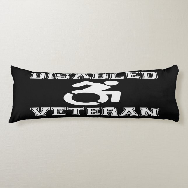Disabled Veteran Body Pillow (Front)