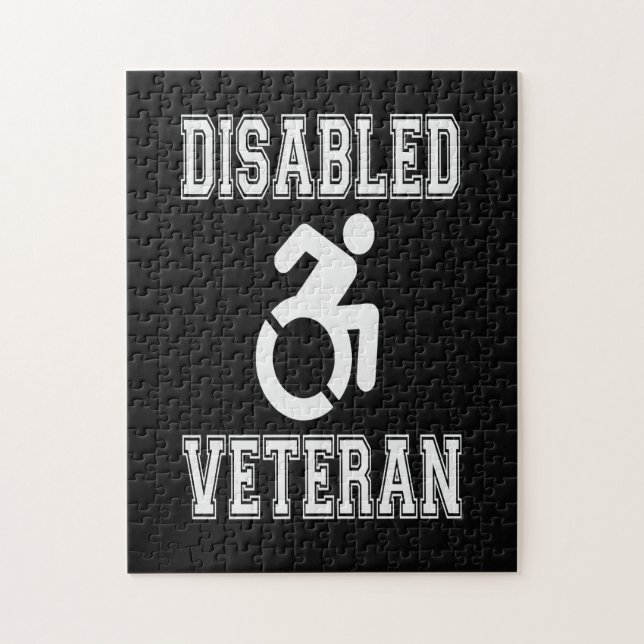 Disabled Veteran Jigsaw Puzzle (Vertical)