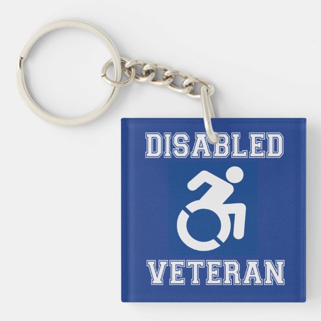Disabled Veteran Keychain (Front)