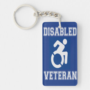 Disabled Veteran Keychain