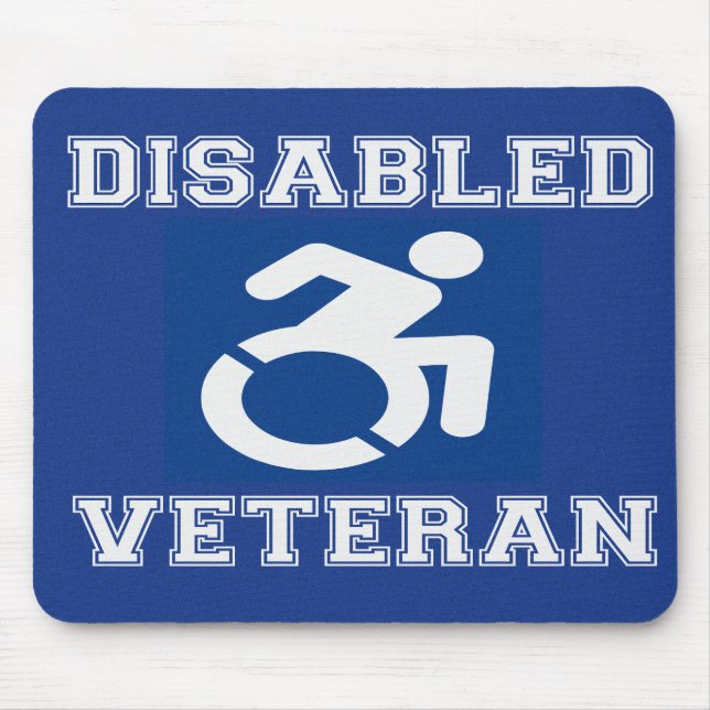 Disabled Veteran Mouse Pad (Front)
