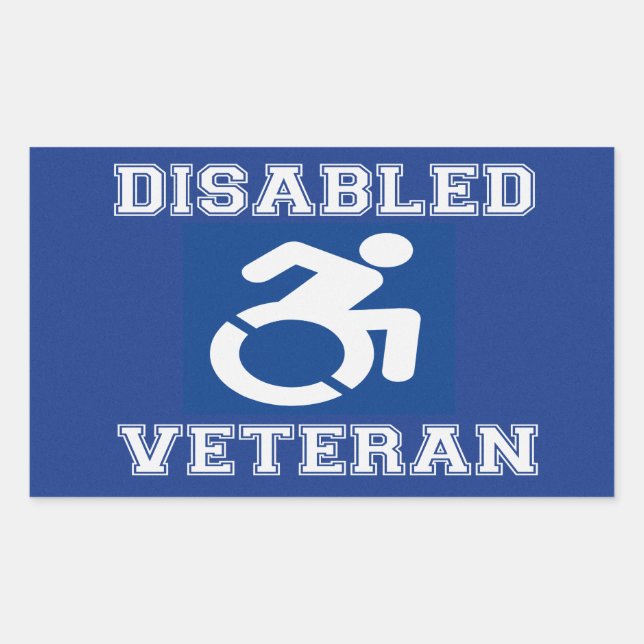 Disabled Veteran Sticker (Front)