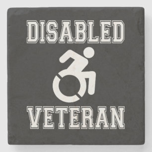 Disabled Veteran Stone Coaster