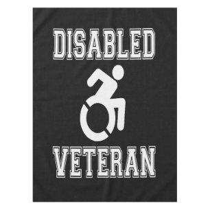 Disabled Veteran Tablecloth