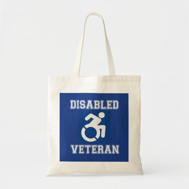 Disabled Veteran Tote Bag (Front)