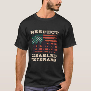 Disabled Veterans Respect and Gratitude Proud Vete T-Shirt