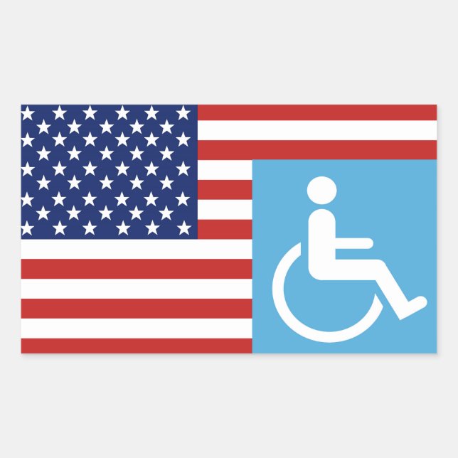 Disabled War Vet. Sticker (Front)