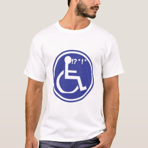 DISABLED WHEELCHAIR BAD LUCK T-Shirt