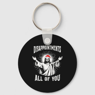 Disapintments All Of You Jesus Funny Christmas Mat Keychain