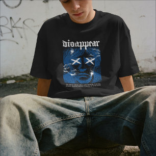 Disappear – Grunge Melancholy Portrait T-Shirt