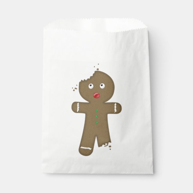 Disappearing Gingerbread Man Favour Bag (Front)