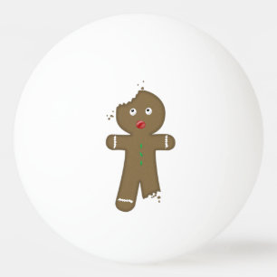 Disappearing Gingerbread Man Ping Pong Ball