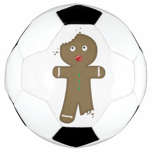 Disappearing Gingerbread Man Soccer Ball