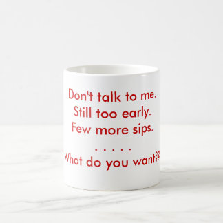 Disappearing Morning Mood Coffe Cup