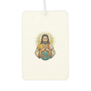 Disappointed Jesus Deflated Exercise Ball Gym Fail Air Freshener