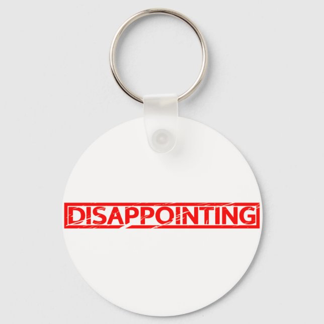 Disappointing Stamp Keychain (Front)