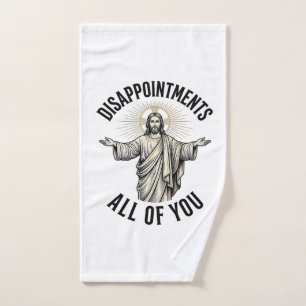 Disappointments All Of You Vintage Religious Shirt Hand Towel
