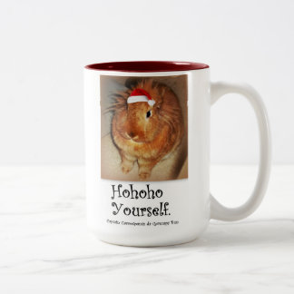 Disapproving Bunny Rabbit Ho Ho Ho Mug