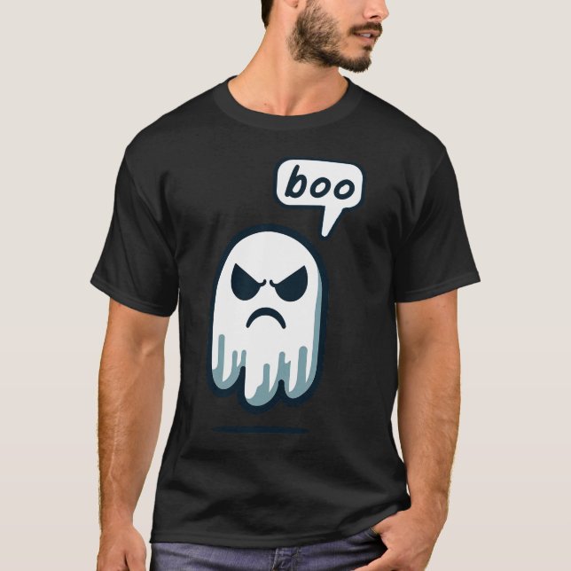 Disapproving Ghost: Boo! T-Shirt (Front)